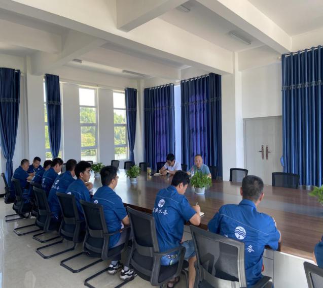 集團(tuán)公司黨委委員、副總經(jīng)理劉林到五水廠檢查安全工作