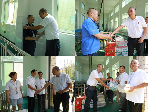 炎炎夏日斗酷暑 慰問(wèn)一線(xiàn)沁人心