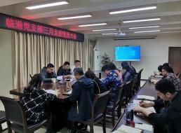 臨港黨支部召開(kāi)三月支部黨員大會(huì )暨黨風(fēng)廉政建設會(huì )