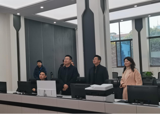 市住建領(lǐng)導調研清源水務(wù)公司城市生命線(xiàn)工程建設情況