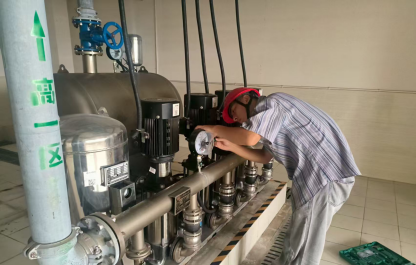 技改賦能 天泉公司全力保障小區供水安全